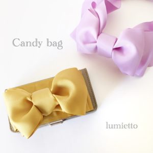 キャンディバッグ リボンがかわいい キャンディバッグ Lumietto